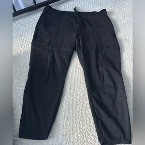 Women’s Black Cargo Pants - Size 20